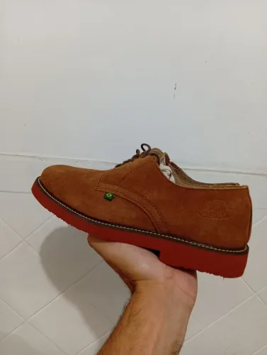 Sapato couro feito a mão vintage 39