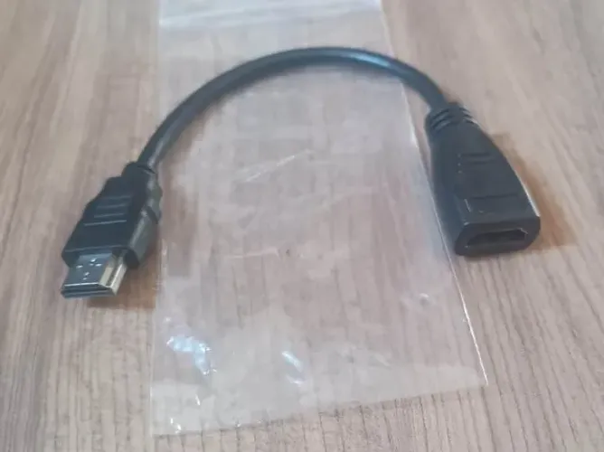 Cabo Extensor Hdmi Macho para Hdmi Fêmea 20cm