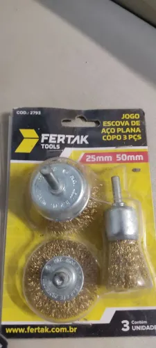 JOGO DE ESCOVAS DE AÇO DIVERSAS 