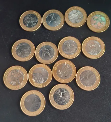 Moedas para coleção 