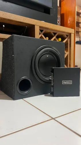 Caixa de som dutada + modulo Falcon