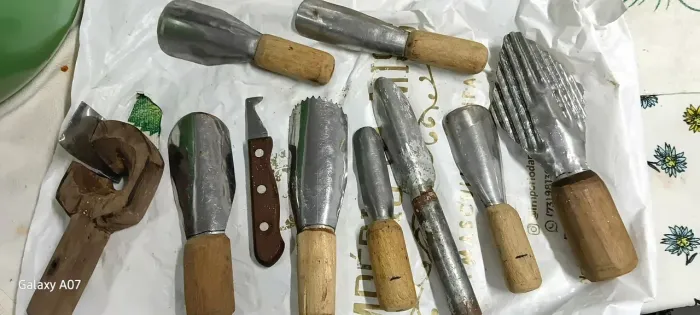 Conjunto profissional para decoração de frutas