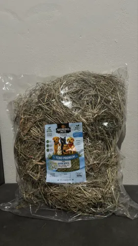 Feno Premium Segredos Pets - Sabor Erva-Doce 500g (Novo/Fresco)