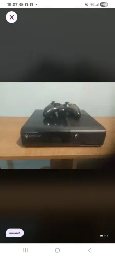 Xbox 360 super slim com 105 jogos abaixados