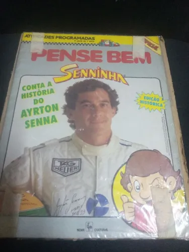 Livro pense bem+ senninha
