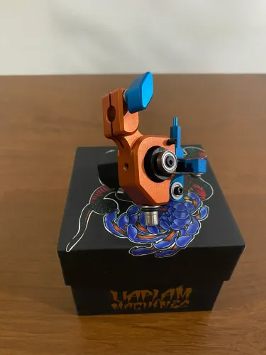 Máquina Rotativa Mustang - Laranja C/azul - Vaplam Machines