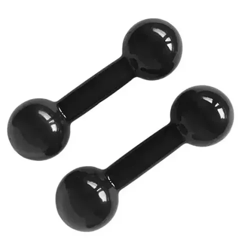 Halter bola emborrachado 1kg par