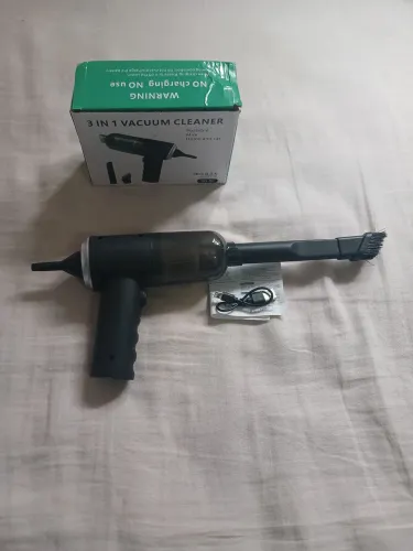 Aspirador Pó Portátil Sem Fio USB Limpeza Carro Sofá