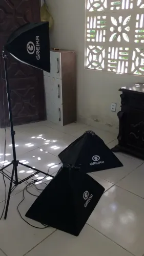 Iluminação soft box Greika com 8 lampadas