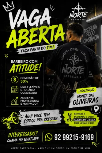 Vaga para barbeiro