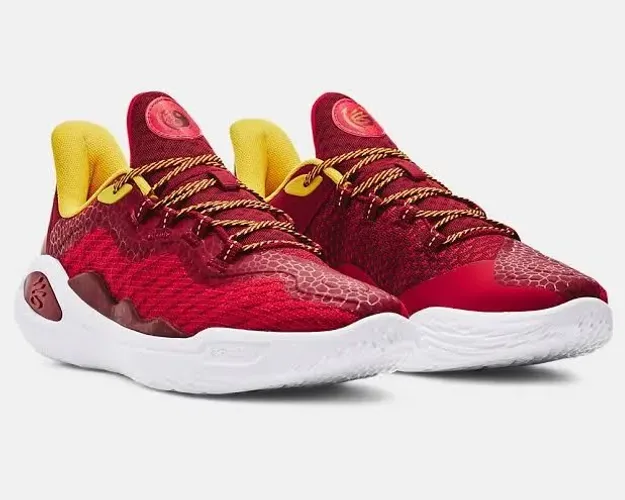 Tênis de Basquete Masculino Under Armour Curry 11 Bruce Lee Fire