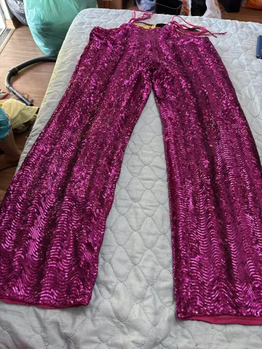 CALÇA PAETÊ ( MARCA MORENA ROSA) TAM 40 ( NUNCA USADA)