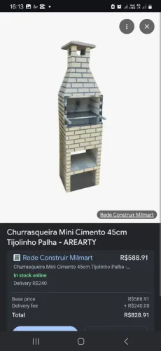Churrasqueira 45cm