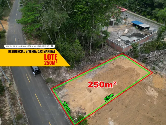 Lote 250m² no Condomínio Vivenda das Marinas - Ponta Negra