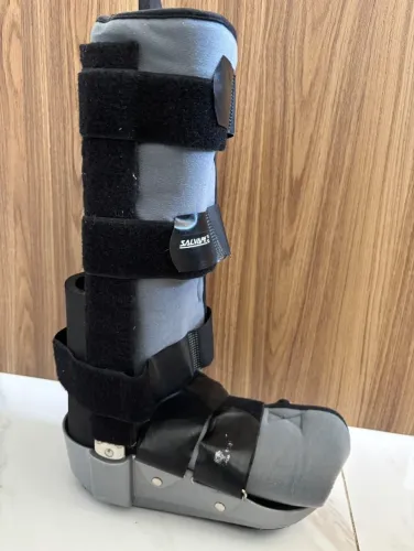Bota Imobilizadora Robofoot + Kit Achilles (Longa- Tamanho G (40-43)  Ortopédica Salvape