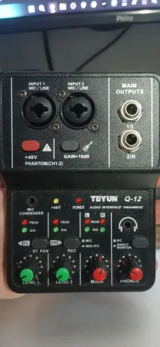 Interface de audio teyun Q12