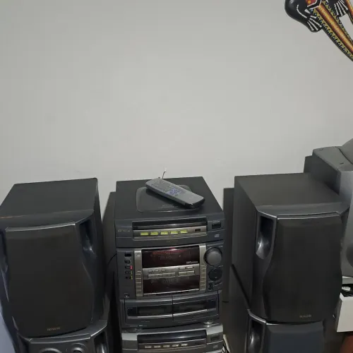Aparelho de som aiwa Nsx F9 com as cxss