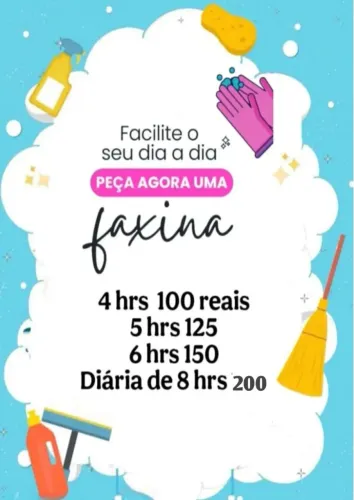 DIÁRISTA / FAXINEIRA