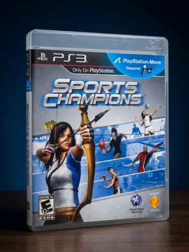 ? SPORTS CHAMPIONS PS3 USADO - DIVERSÃO GARANTIDA COM PLAYSTATION MOVE! ?