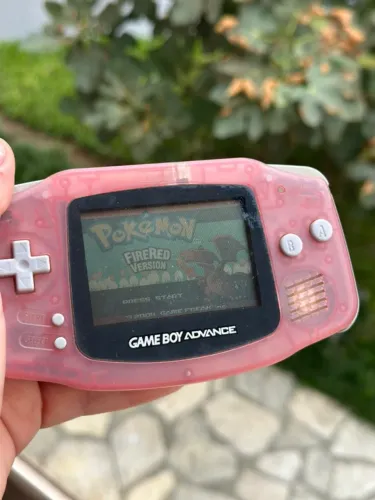 Nintendo Game Boy Advance ROSA TRANSPARENTE IMPECÁVEL