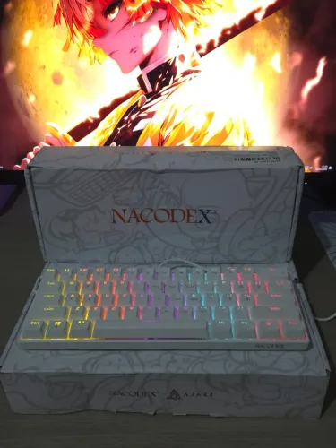 AJAZZ NK61 - Teclado Gamer Mecânico 60% com Red Switch