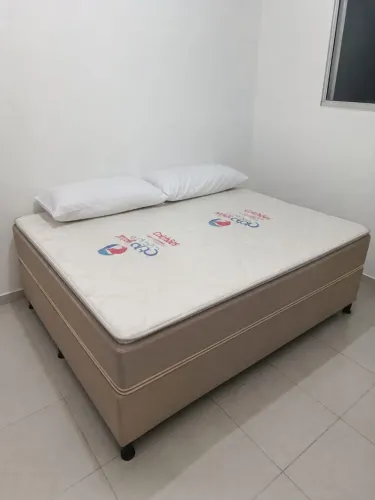 Cama box pilow top Queen confort preço oportunidade