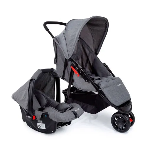 CARRINHO COM BEBÊ CONFORTO - TRAVEL SYSTEM TOFFY COSCO
