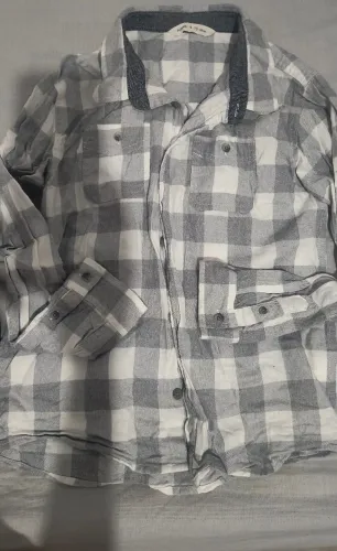 Camisa Xadrez infantil Tam 9,10,11 anos 