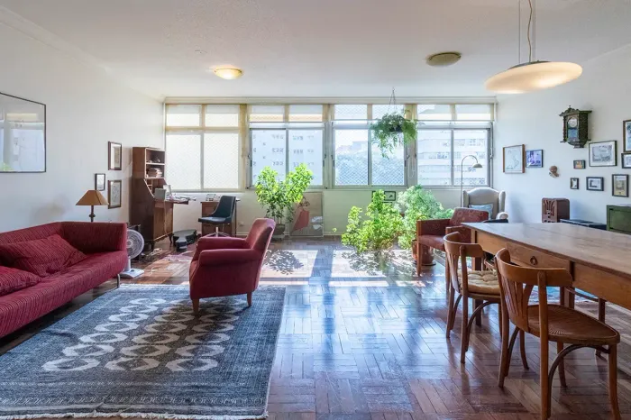 Apartamento mobiliado de 167 m² á venda na Rua Pará , Higienópolis. Com 3 dormitórios e 1