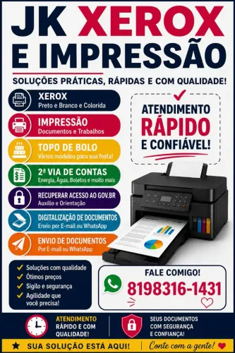 XEROX E IMPRESSÃO GRÁFICA