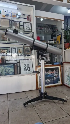telescópio rarissimo Bernado riedel 135 mm com motor para observação e astrografia