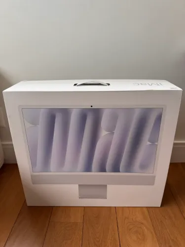 iMac 24? M4 16GB/256GB Prata ? Novo, Nunca Ativado, Nota Fiscal iPlace