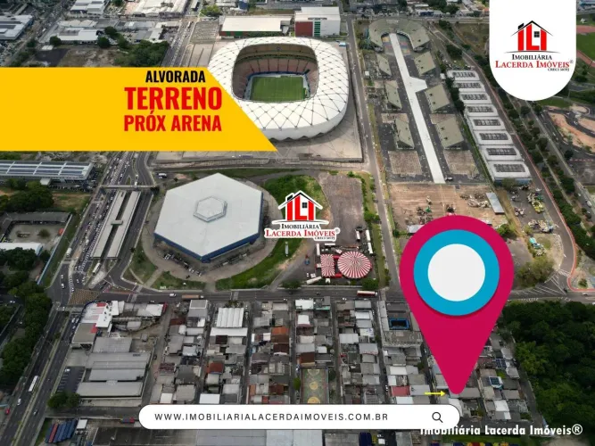 Terreno no Alvorada, 120m², TEM REGISTRO DE IMOVEIS, Terreno Proximo da Arena Amazonia