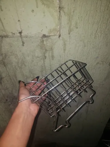 Carrinho de supermercado decorativo 