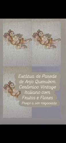 Estatua de parede de anjinho