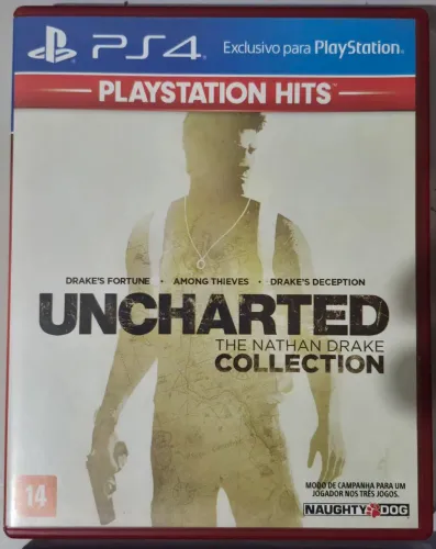 Jogo PS4 - Uncharted 3x1 (The Nathan Drake Collection)