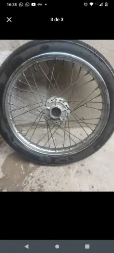 Rodas originais raiadas CG 150, mix 150, Cargo150 