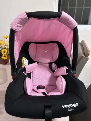 VENDO voyage Beta Bebê Conforto Para Carro Beta 0 a 13kg Rosa Mescla Voyage
