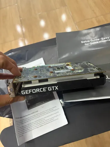 Placa De Vídeo Galax GTX1650 Ex Plus 1-Click 4GB
