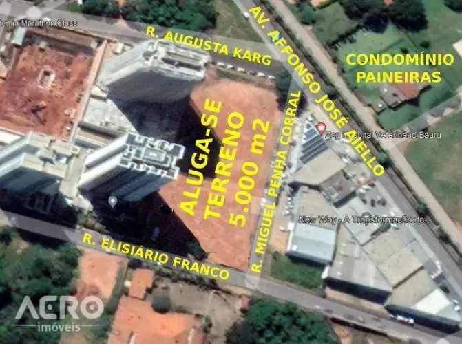 Terreno para alugar, 5000 m² por R$ 60.000,00/mês - Vila Aviação - Bauru/SP
