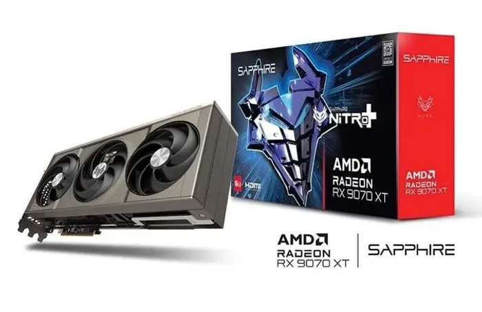 Placa de vídeo AMD Radeon RX 9070 XT 16gb Nitro + ( nova )