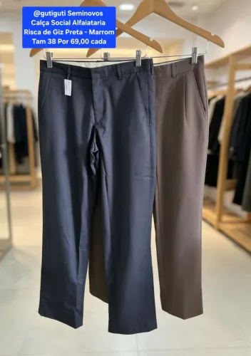 Calça social tam 38 e 40 São 02 por 100,00