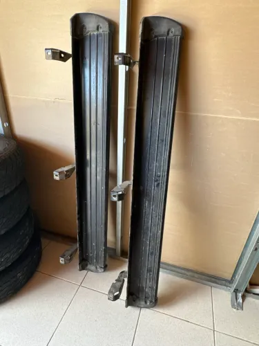 Estribo lateral Triton original preto - Par completo - Aceito cartão