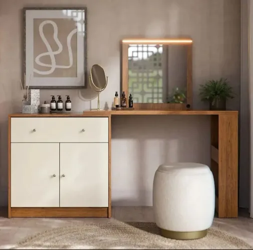 * Penteadeira Camarim Aura 1,60 cm Pronta Entrega 