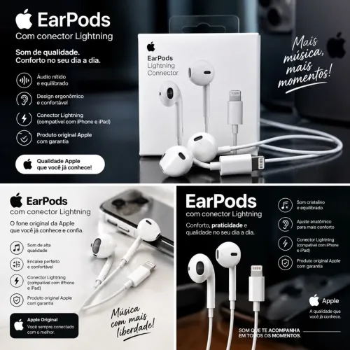 VENDO FONES ORIGINAIS APPLE