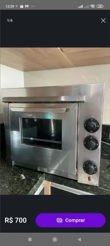 Forno elétrico comercial