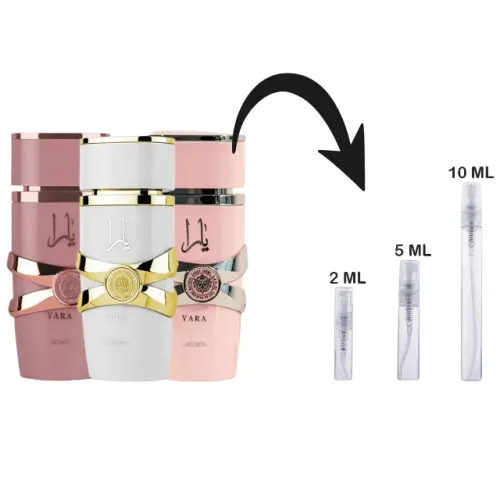 Decant Perfume Yara Elixir, Yara Moi ou Yara Rosa 5ML
