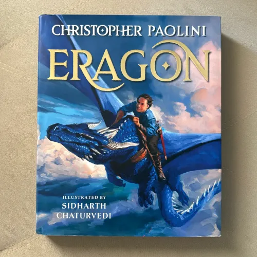 Livro Eragon Ilustrado em Inglês - Christopher Paolini 