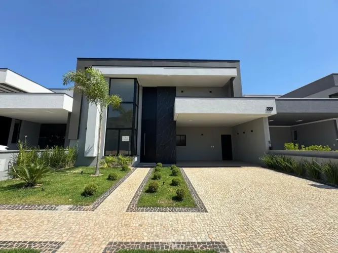 Casa à venda em Paulínia, Parque Brasil 500, com 3 suítes, com 186 m², Condomínio Royal Ga