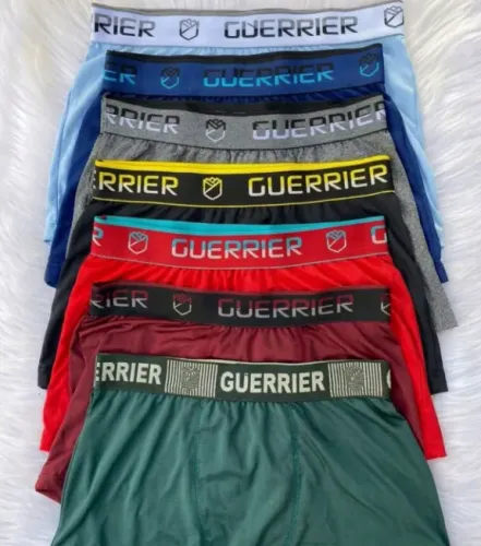 Cueca Boxer Preta Guerrier